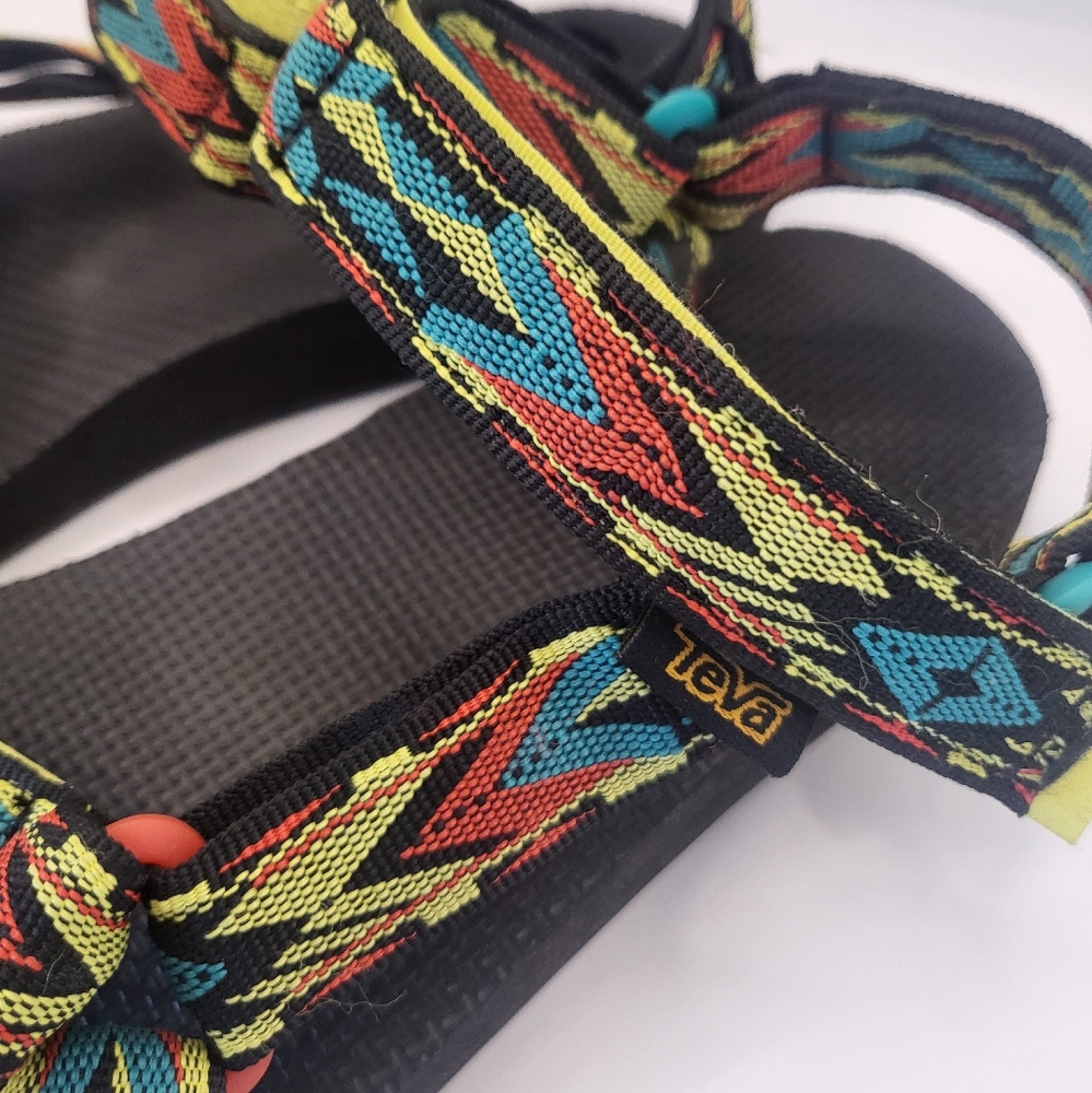 Teva Multicolor Geometric Strap Sandals